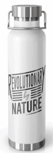Revolutionary by Nature stainless steel water bottle used for moonwater rituals and daily spiritual self-care practices.